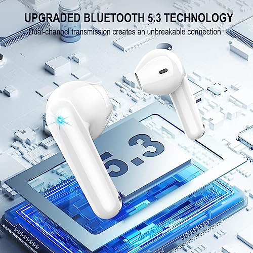 Auriculares-Inalambricos-Bluetooth-Half-In-Ear-Auriculares-Bluetooth-53-48-Horas-Estereo-HiFi-con-Reduccion-de-Ruido-IP7-Impermeable-Cascos-Inalambricos-Comodidad-Ligera-Carga-Rapida-USB-C-Blanco