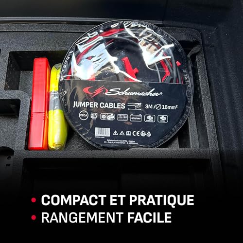 Schumacher Electric Câbles de Démarrage 3m, Ø16mm – vue 6
