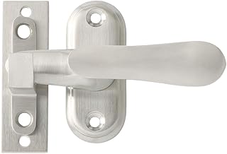 Alise Flip Latch Lock 360 Degree Swinging Gate Latches Door Lock,SUS304 Stainless Steel Gate Latch Hardware for Gate Sliding Door, Barn Door,Fence Door,Cabinet,Window,Brushed Nickel