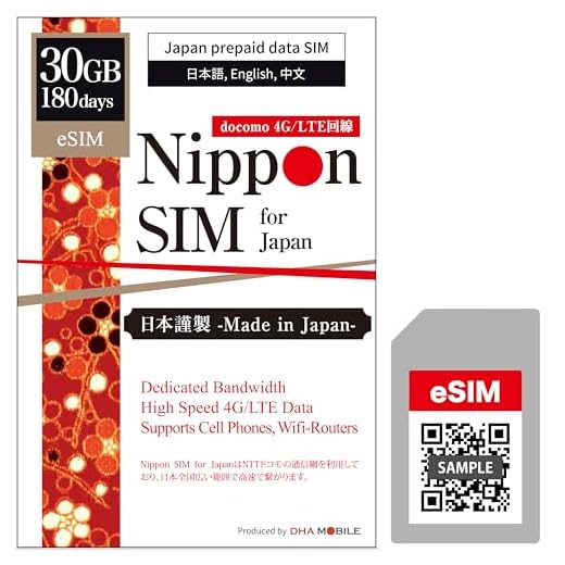 30GB Japan eSIM with 180 Days Validity