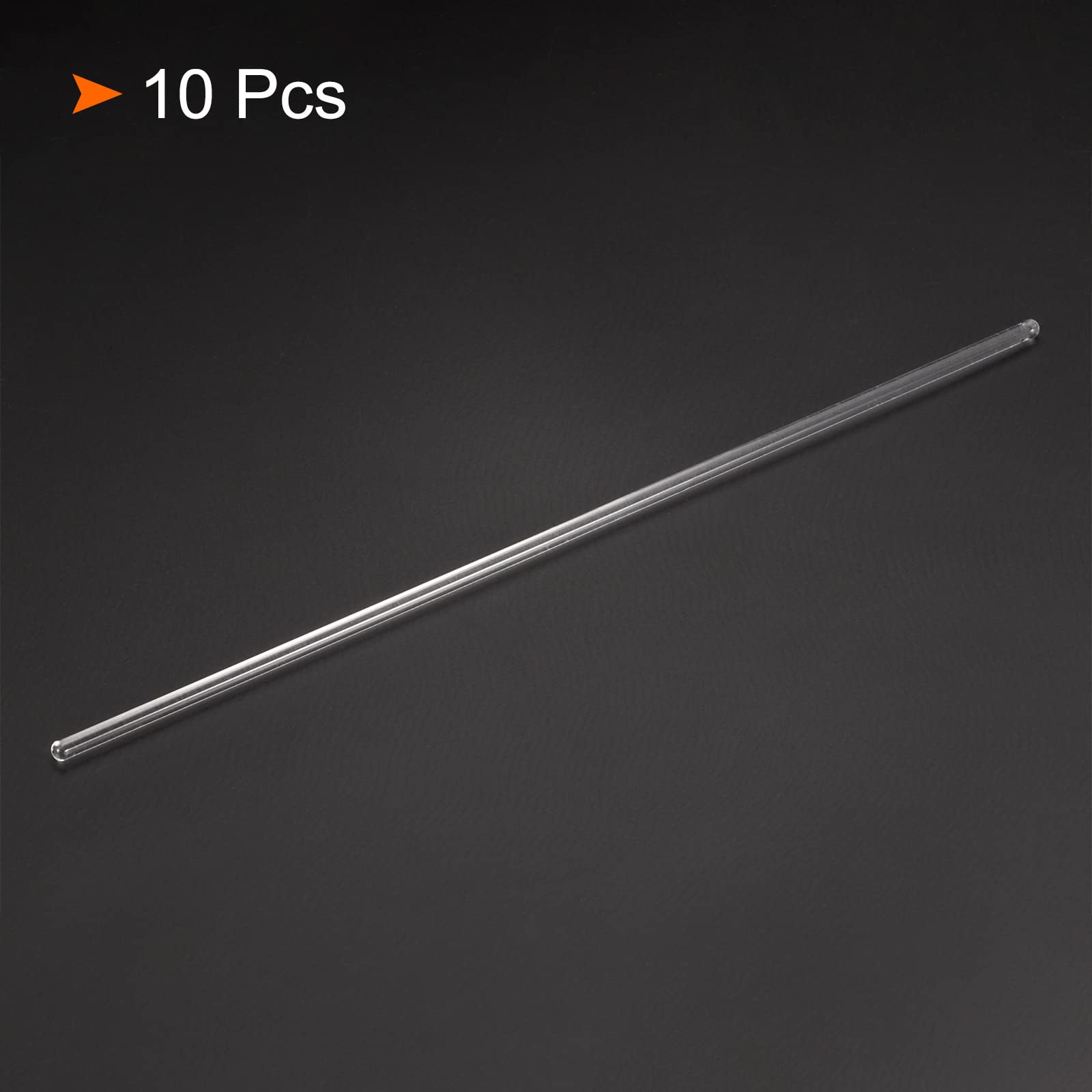MECCANIXITY 3.3 Borosilicate Glass Stick 9.84" Length 4mm Dia Stir Rod Mixing Tools with Both Ends Round for Lab Kitchen Science 10Pcs — Amazon image 3