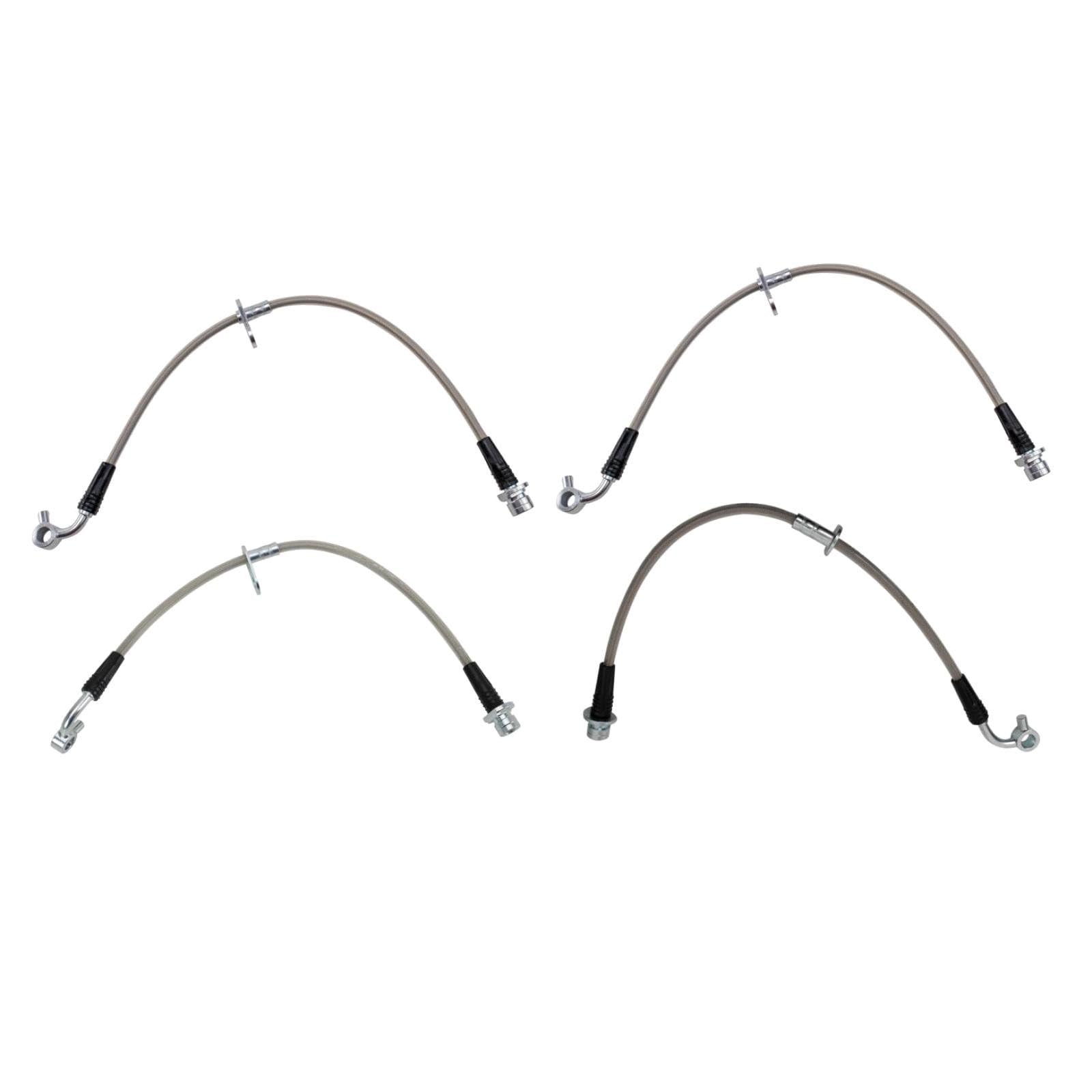 TRQ Performance Front and Rear Brake Hose Set