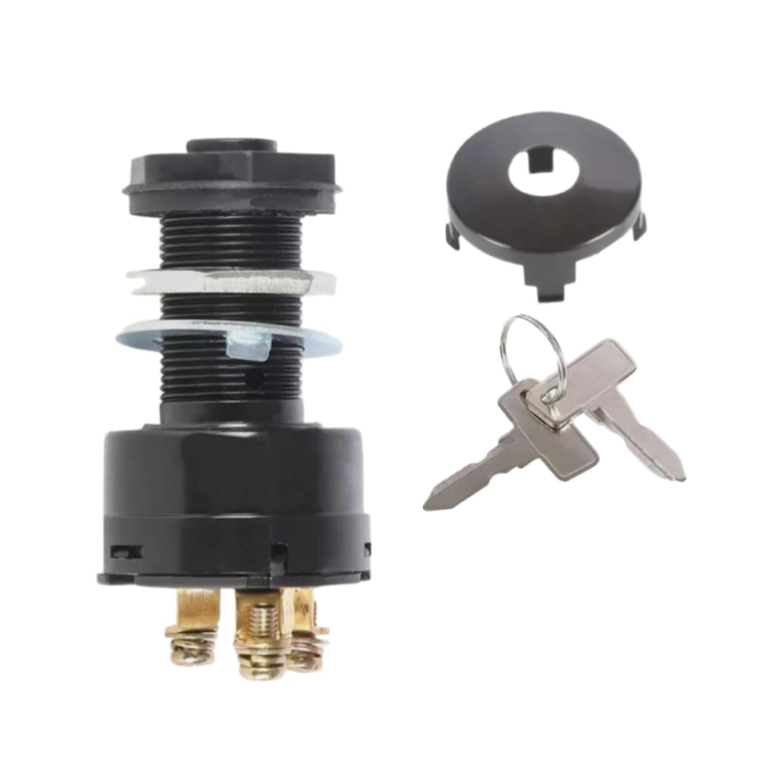 Ignition Switch with Keys 1025151-01 102515101 for Club Car Precedent Gas Golf Cart 2004-Up New Aftermarket Parts