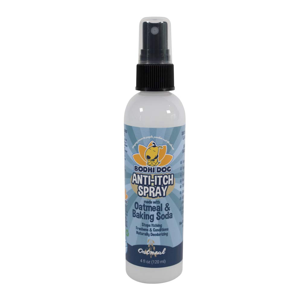 Bodhi DogAll Natural Anti Itch Oatmeal Spray Or Shampoo for and Cats | Hypoallergenic Soothing Relief for Dry, Itchy, Bitten or Allergy Damaged Skin | Hot Spot Treatment | Vet and Pet Approved 4oz