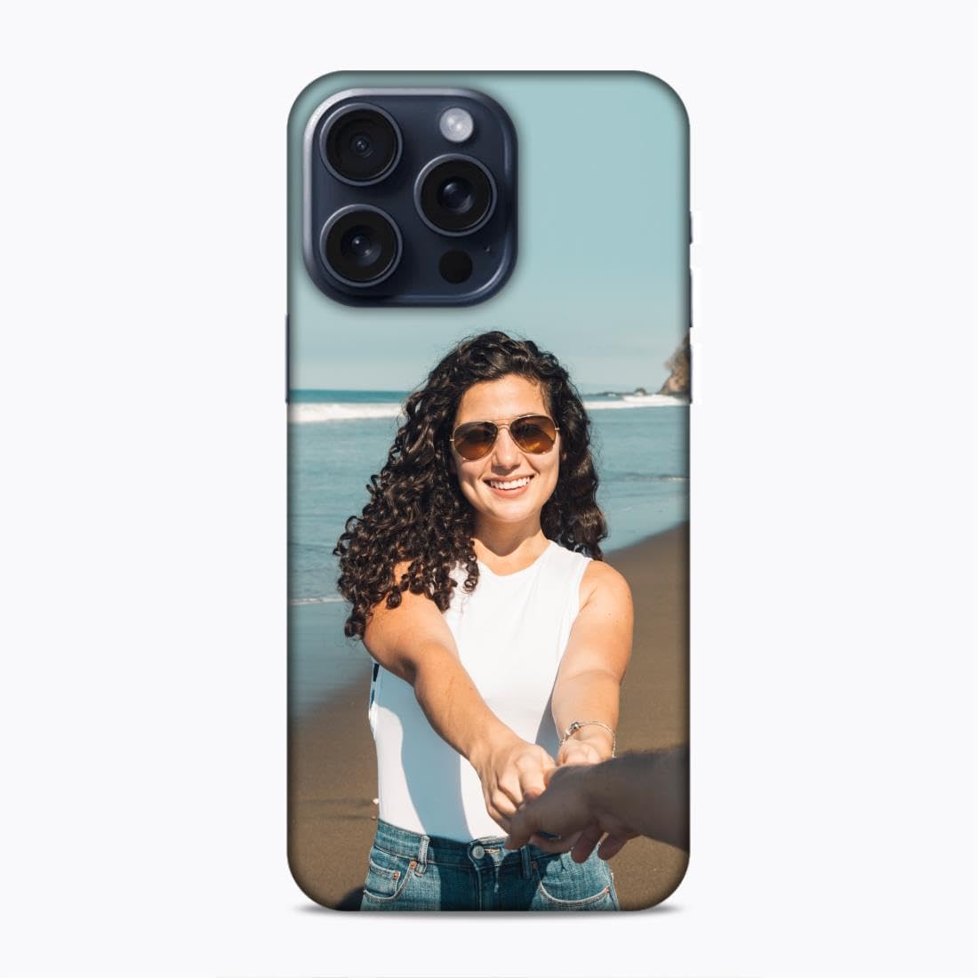 Personalised Design Printed Back Cover for Apple iPhone 15 Pro Max | 3D Matte Finish Self Customized Photo, Logo, Text Printed Hard Phone Case for Apple iPhone 15 Pro Max for Boys and Girls