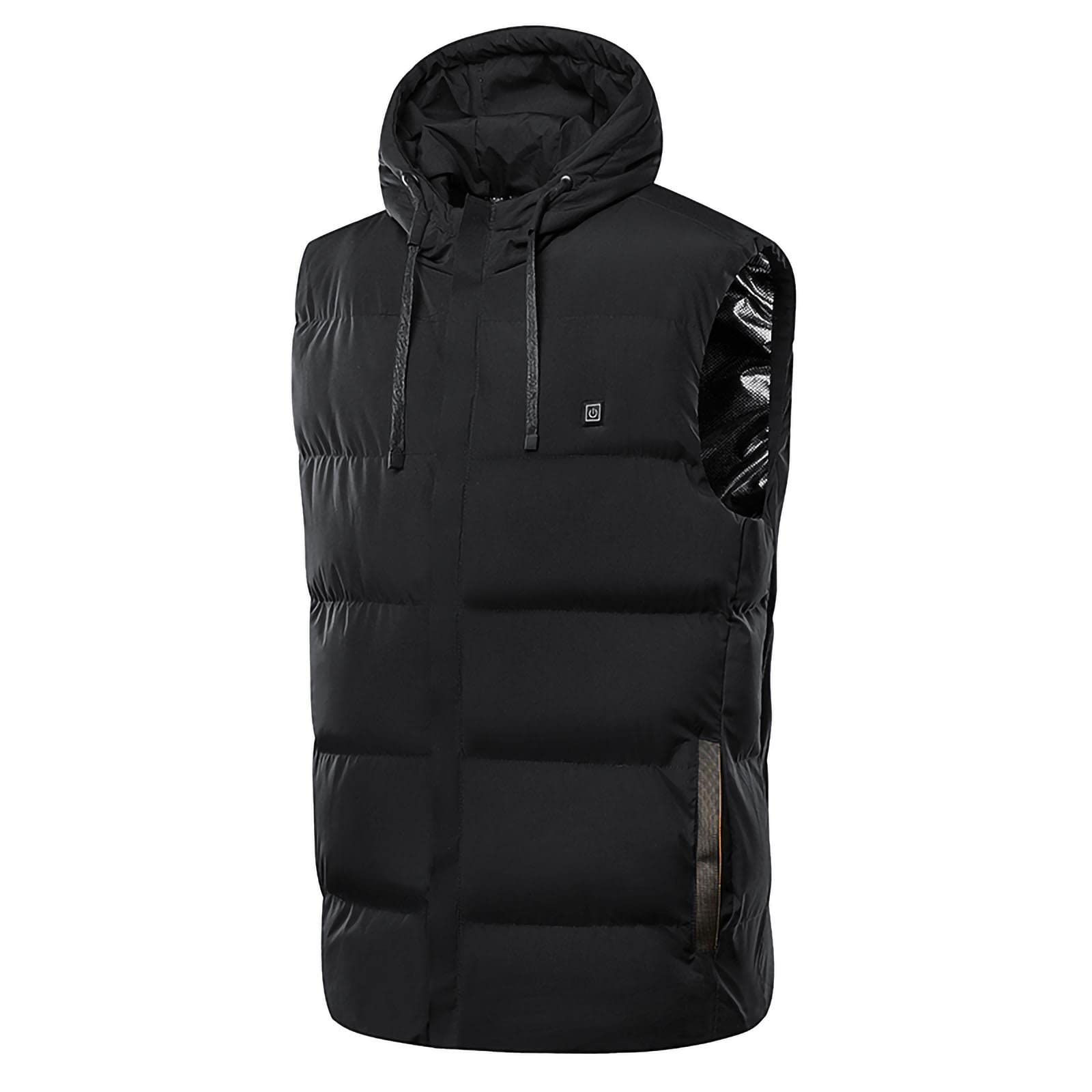 SYDUZAX Gilet Riscaldato con Cappuccio Uomo Donna 2024 Nuovo Offerte Controllo a Due Pulsanti 7 Zone di Riscaldamento Gilet Riscaldabile Inverno Caccia Moto Lavoro All'aperto Campeggio Ciclismo