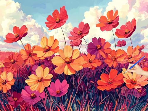 �������G �� Paint by Numbers �A�� �y�C���g�o�C�i���o�[ �����h��G �q�� ���S�� DIY �i���o�[�y�C���g ��H�| �G�� �|�p��h���� �A�N�����L�b�g ��l�̂��߂̃N���G�C�e�B�u�Ȏ �a�����v���[���g �z�[�� �I�t�B�X�̕Ǒ��� �ٞy