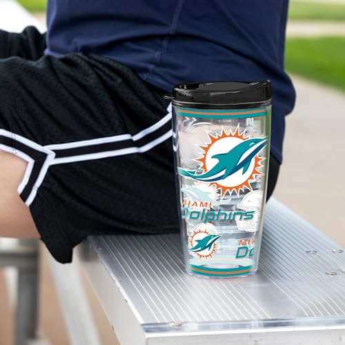 Image of Rico Industries NFL Football Double Wall Mayhem 16oz Tritan Tumbler W Lid