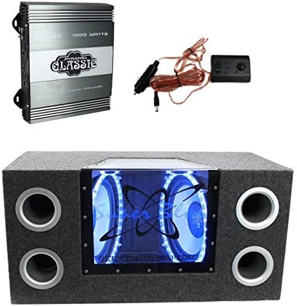 Amazon Co Jp Pyramid 10 In 1000w サブウーファーバンドパスシステム Pb715x 1000w 2チャンネルアンプ 車 バイク