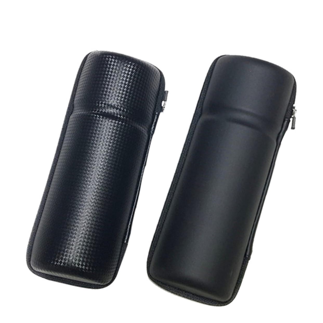 VICASKY Hard Shell Bag for Bottle Cage Organizer Compact Bike Tool Water Bottle Holder Durable Carbon Black Fits All Bicycle Models S