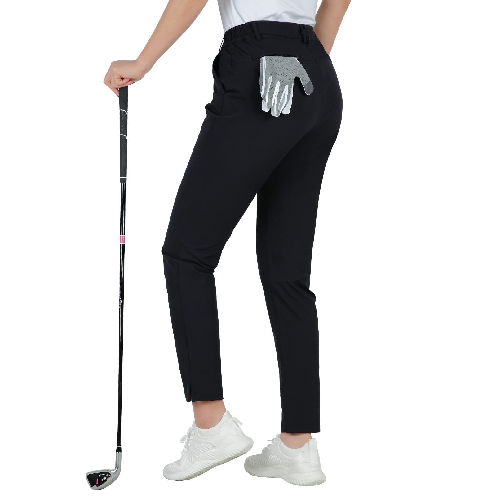 ANIVIVO Women's Golf Pants Stretch Lightweight Hiking Pants Quick Dry Casual Work Pants Women
