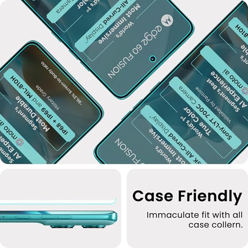 Image of ArmourPro Matte Screen Protector for Motoroal Edge 60 Fusion, Premium Ultra Thin TPU Front Membrane Guard, Edge to Edge Coverage, Anti-Glare, Bubble-Free, Fingerprint Friendly | 1 Pack