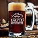 My Personal Memories Custom Beer Mugs - Engraved Personalized Groomsmen Beer Glasses Gifts - 16oz - Choose Your Style