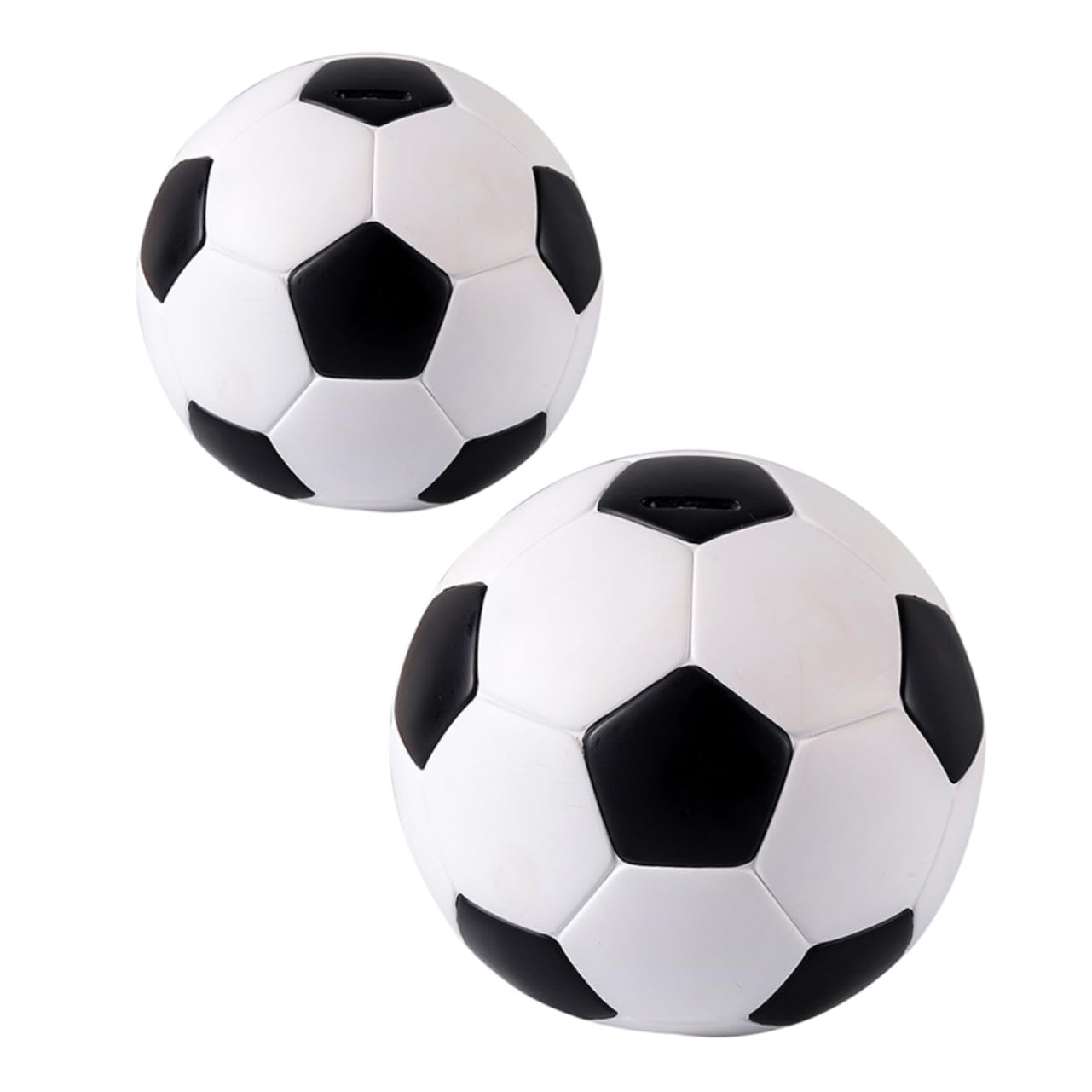 Salvadanaio a Forma Di Pallone Da Calcio Set Da 2 Pezzi Salvadanaio a Forma Di Cartone Animato Contenitore Decorativo Per La Casa