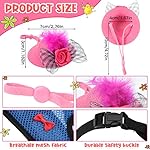 8 pieces chicken leash chicken harness and hat for hens funny chicken accessories adjustable duck harness and leash hat with elastic chin strap for hens duck goose parrot small pets 10 51p