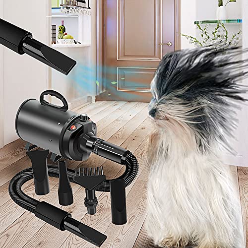 dogii dogii Dog Hair Dryer Quick Dry 2800W Noise Reduction Pet Hair Dryer Home Use Professional Stepless Adjustable… - Image 3