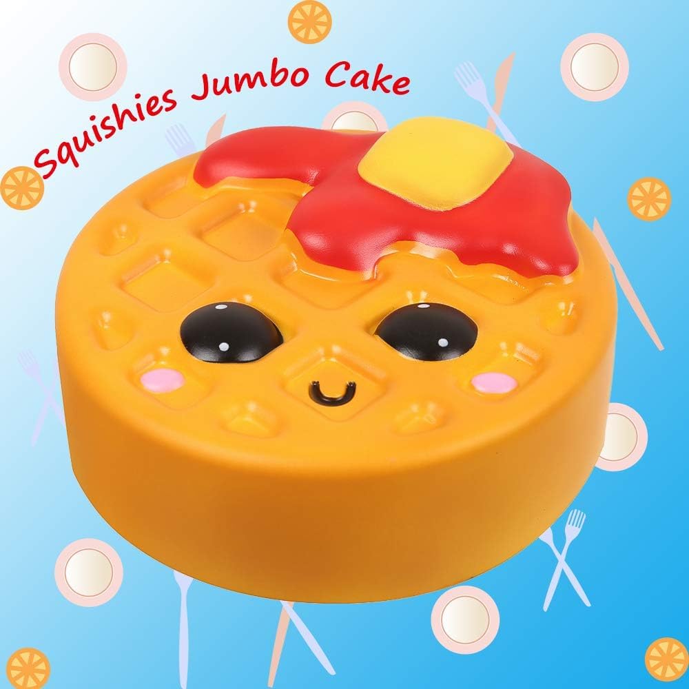 Anboor Jumbo Squishy Cake Food 9.4" Squishies Giant Kawaii Toy Slow Rising Candy Scented Stress Relief Toy for Kids & Adults