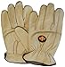 Impacto ST501040 Carpal Tunnel Leather Glove Yellow, Large