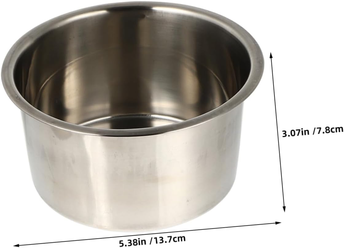 Zerodeko 2pcs Stainless Steel Round Melting Pot for Soap and Candle Making