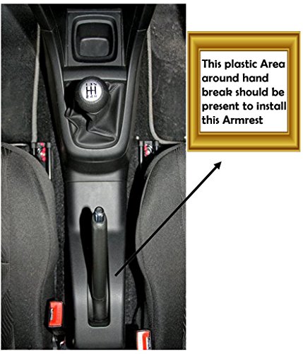 Image of Auto Pearl Car Arm Rest Console Compatible with - i10 Grand -Black