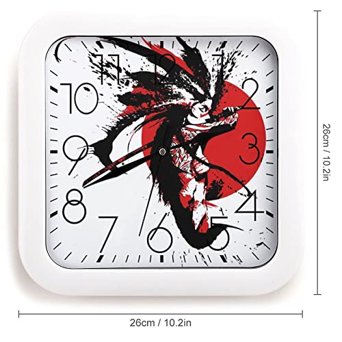 Horloge murale silencieuse sans tic-tac 26cm pour une pièce calme - 3