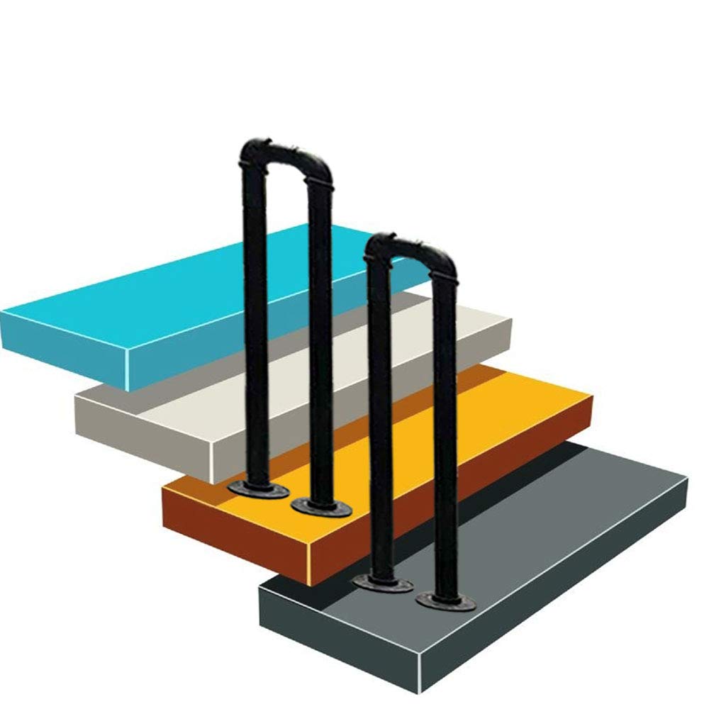 Rampe d'escalier en U pour marches extérieures et sécurité au sol