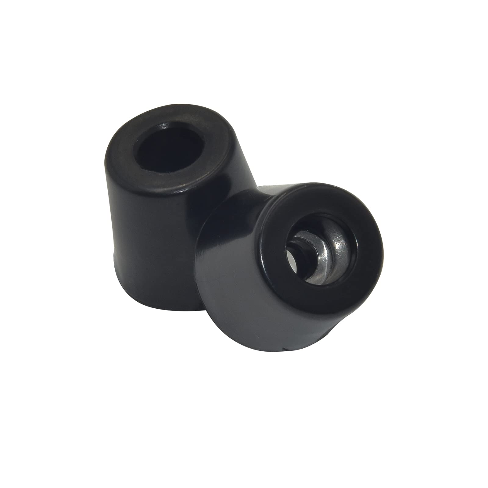 FlyshopBlack Rubber Feet Bumpers Pads 0.78" Diameter x 0.67" Height 4 Pieces