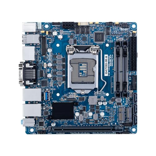 WayPonDEV Q470EI-IM-A R2.0 Mini ITX ^C_XgA}U[{[h Core i9/i7/i5/i3 64GB DDR4 2DP/DVI-D 5COM 6USB3.2 Linux/Win10 12V DC  J{[