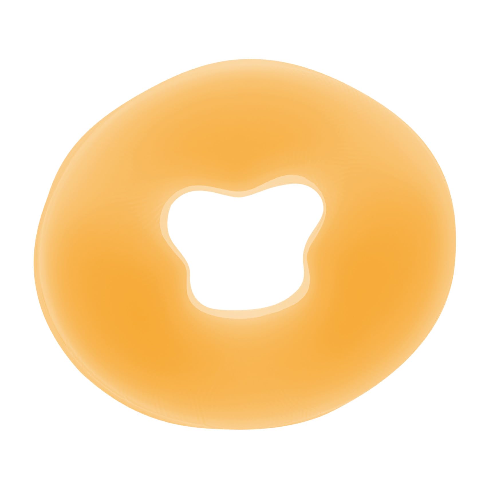 Gatuida Silikon Gesichtsstützkissen für Massage, Spa und Fußpflege, Orange