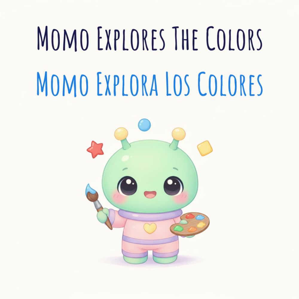 Momo Explora Los Colores: Momo Explores The Colors (Aprende Inglés con Momo: Vocabulario Visual y Primeras Palabras para Niños (Serie de Libros Infantiles Bilingües))