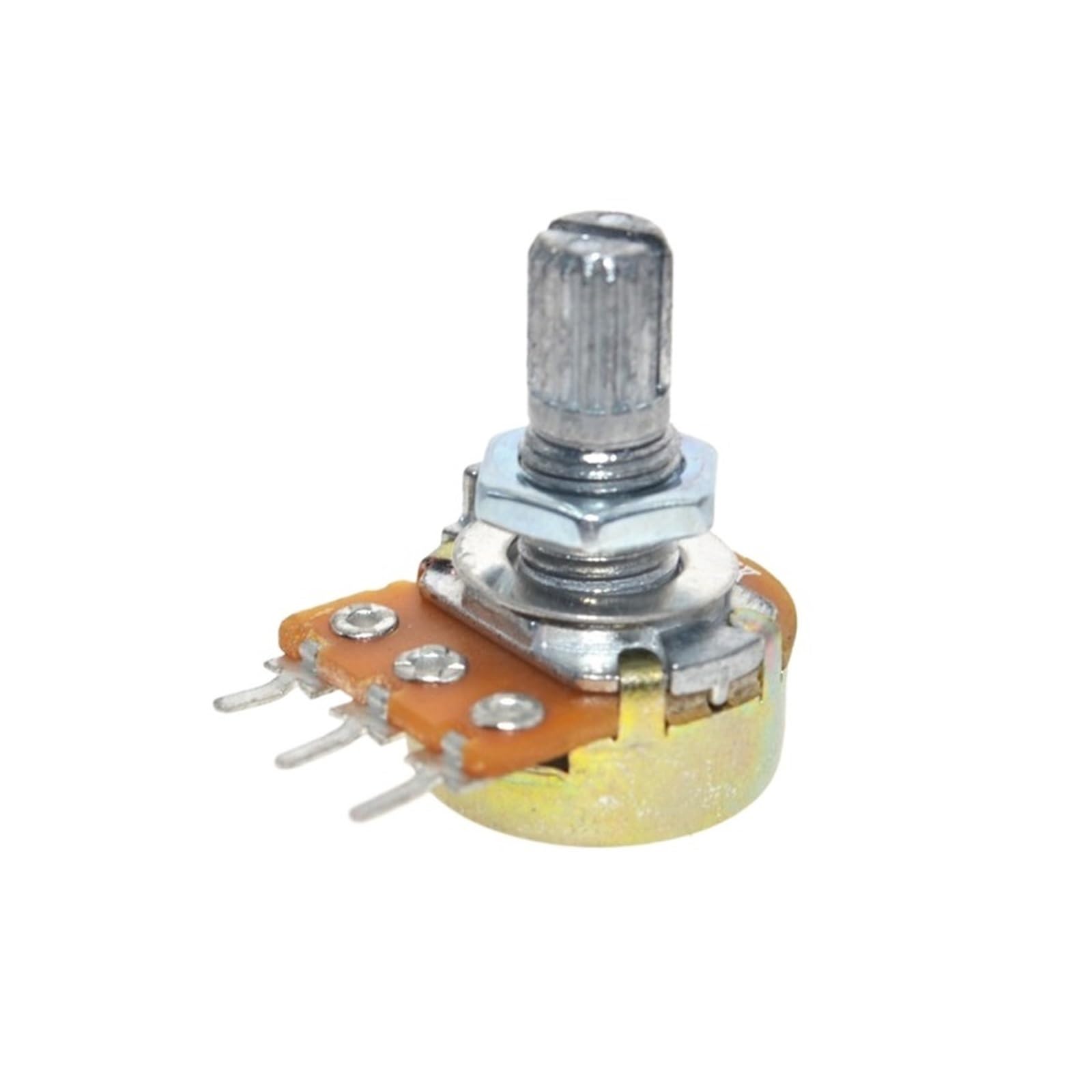 WHWRCADV 50 PCS Potentiometer Resistor 1K 2K 5K 10K 20K 50K 100K 250K 500K 1M Ohm 3 Pin Linear Taper Rotary Potentiometer(2K Ohm,15mm)