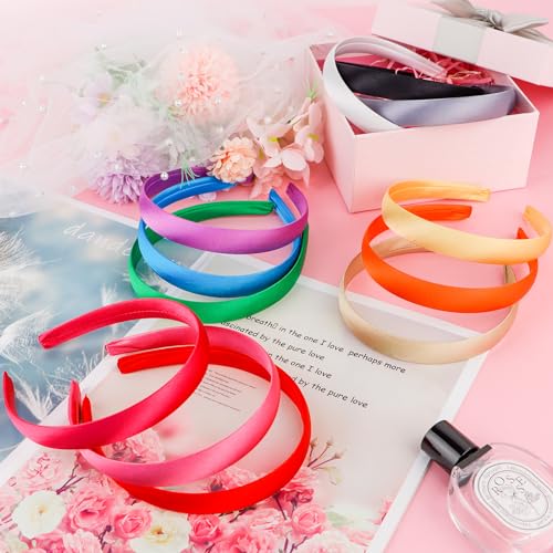 Amariver 8653 12 Pcs Satin Headbands thumb #5