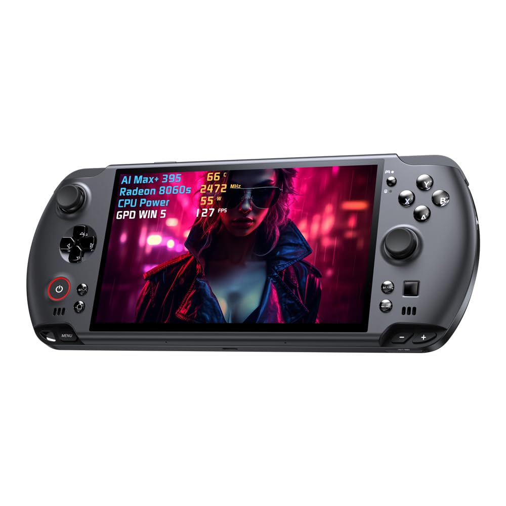 WEELIAO GPD WIN 5 AMD Ryzen AI Max+ 395 Handheld Gaming PC, 7-inch