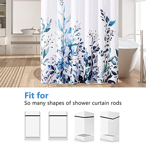 Fun Weekend 𝟳𝟮" 𝘅𝟳𝟮" Blue Shower Curtain Waterproof Polyester, Shower Curtains For Bathroom Heavy Weighted Hem, Quick-Drying, Machine Washable Fabric Shower Curtain With 12 Hooks #TOP3