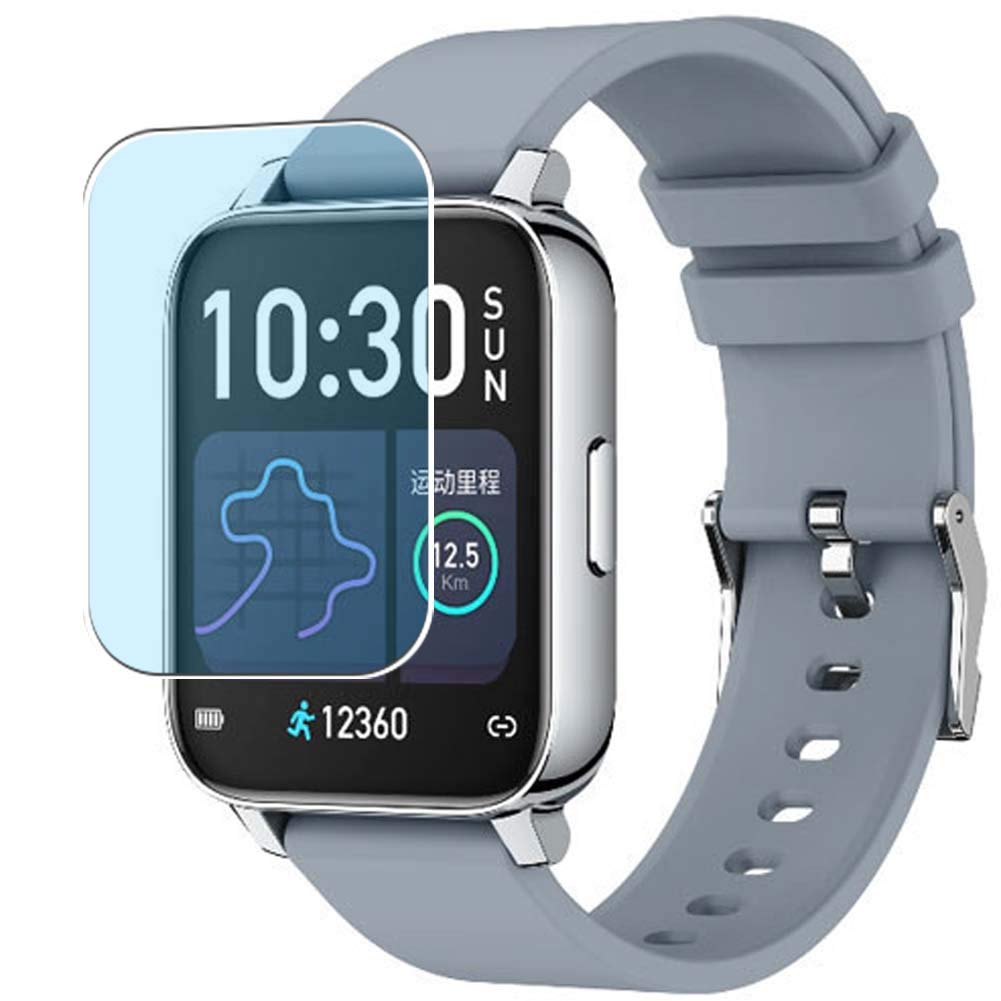 Vaxson 3-Pack Anti Blue Light Screen Protector, compatible with Togala P36 P36A 1.69" Smartwatch Smart Watch, Blue Light Blocking Film TPU Guard [ NOT Tempered Glass ]