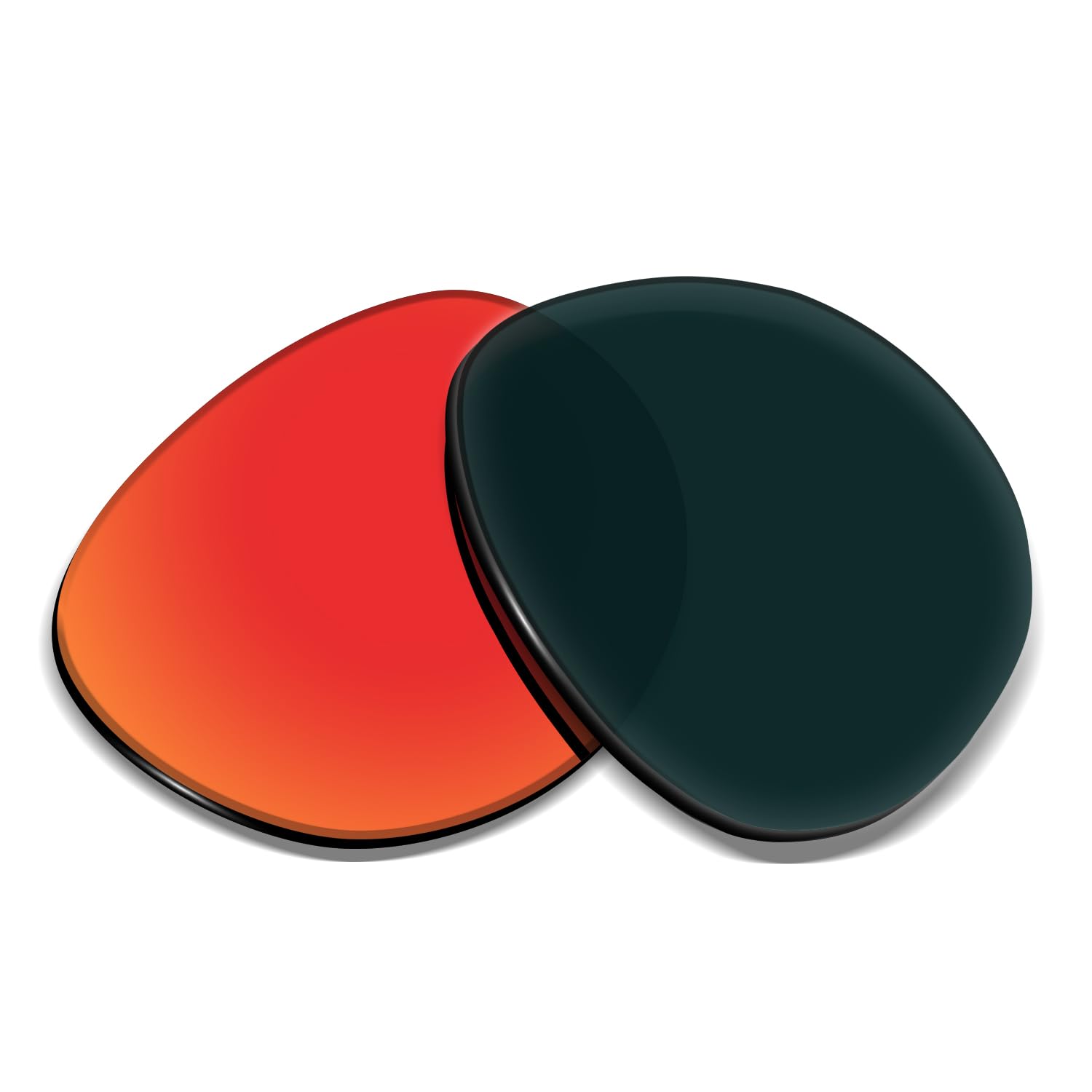 Lenti di ricambio da 1,5 mm compatibili con occhiali da sole Ray-Ban Meta Headliner RW4009 da 50 mm