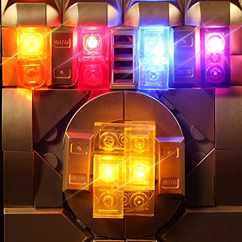 LED-Licht für Lego 76191 Infinity Gauntlet Collectible Bausatz, Dekoration Lichter für Thanos rechte Hand Gauntlet… – Bild 6