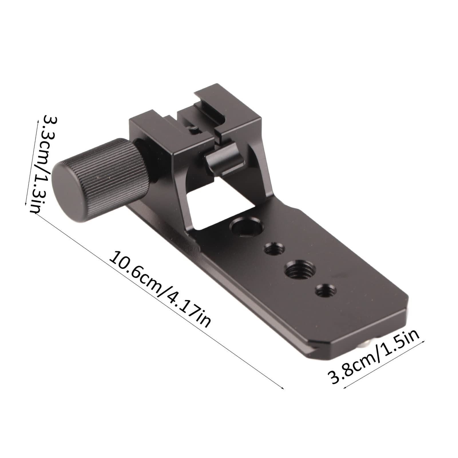 JTLB Lens Replacement Base Foot Stand, for FE 200?600, with Aviation Aluminum Material, CNC Processing, Anodic Oxidation, AS Standard Compatible, 1/4 inch 3/8 inch Thread Interface