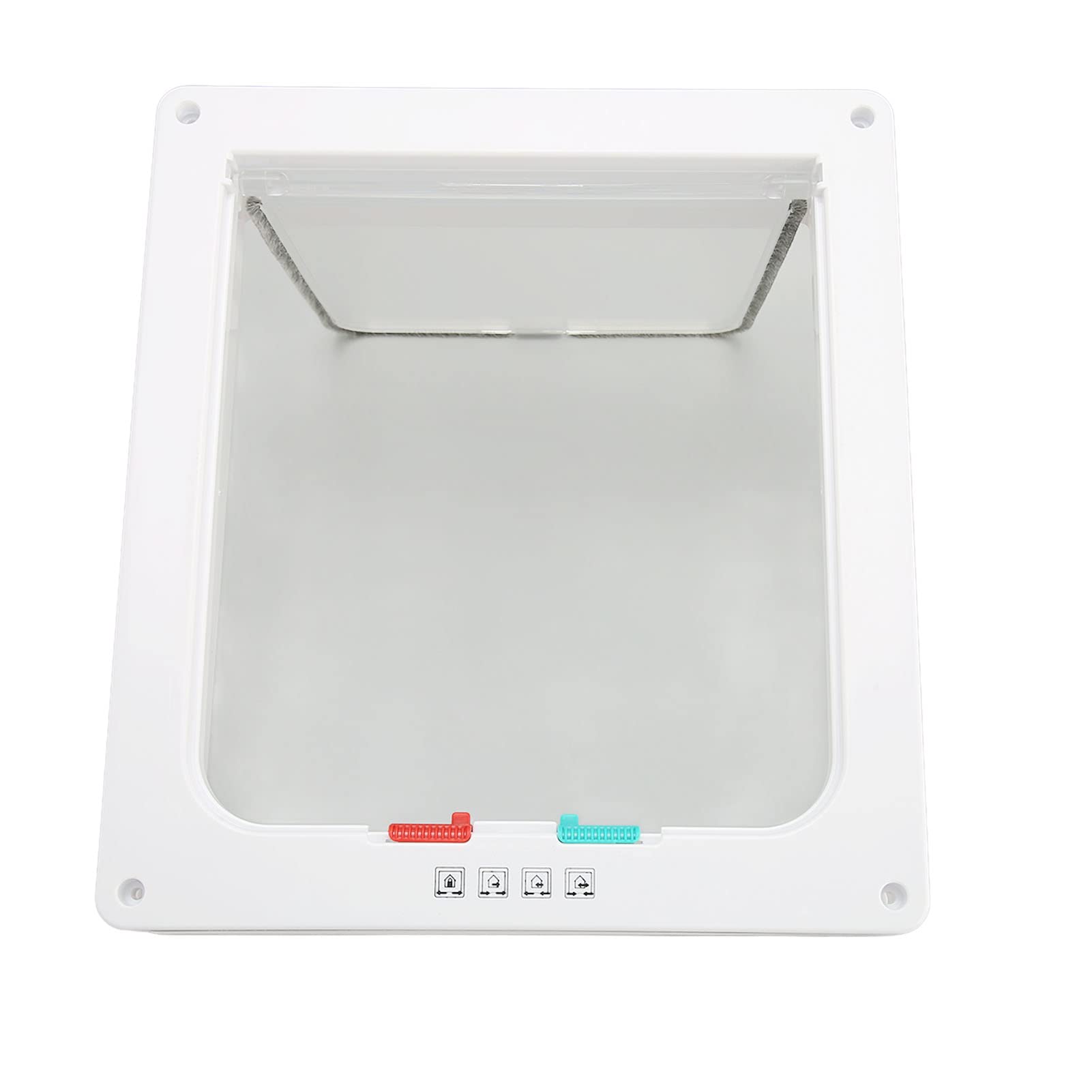 Cat Flap Door Windproof Interior Pet Door for Noise Reduction Controllable Access for Cats and Dogs