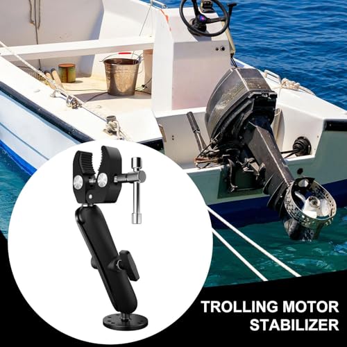 Support kayak moteur de traîne stable éliminant les vibrations avec serrage d'arbre