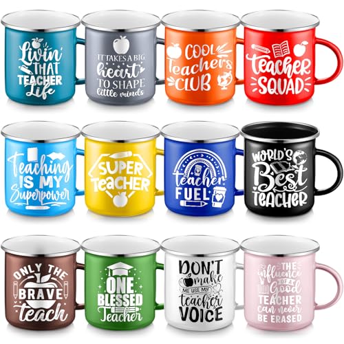 Set de 12 Tazas de Esmalte para Docentes 12 oz miniatura 1