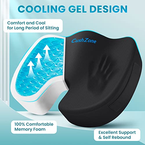 Cushzone CUSHZONE-CZ0002-BL Office Chair Seat Cushion thumb #1
