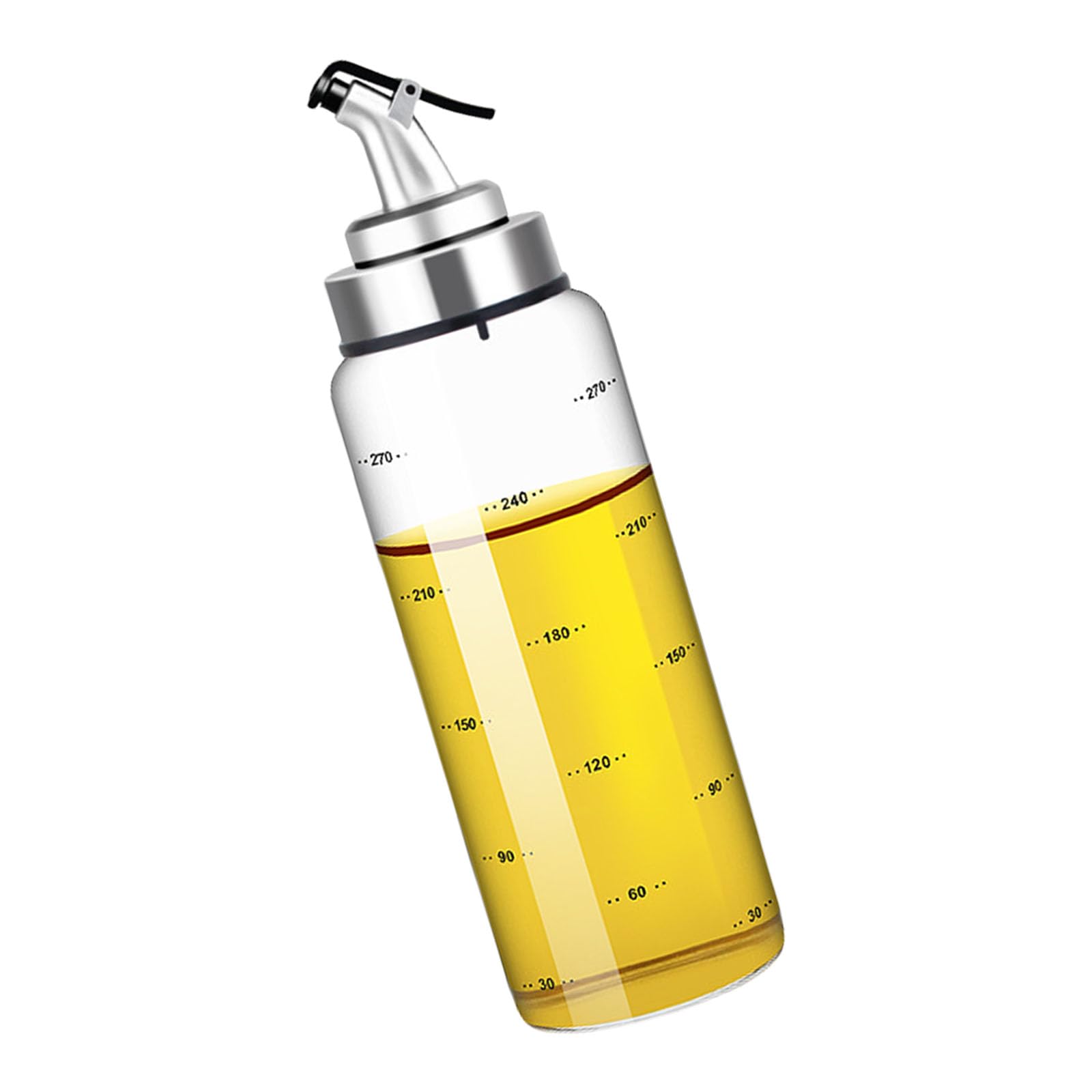 Limtula Glass Oil Bottle for Kitchen Leak Proof and Large Capacity Liquid Dispenser for Soys Sauce and Vinegar Leak Proof Glass Condiment Bottle
