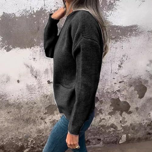 Women's Zip Up Knit Cardigan Lightweight Long Sleeve Stand Collar Sweater Outwear Coat with Pockets3