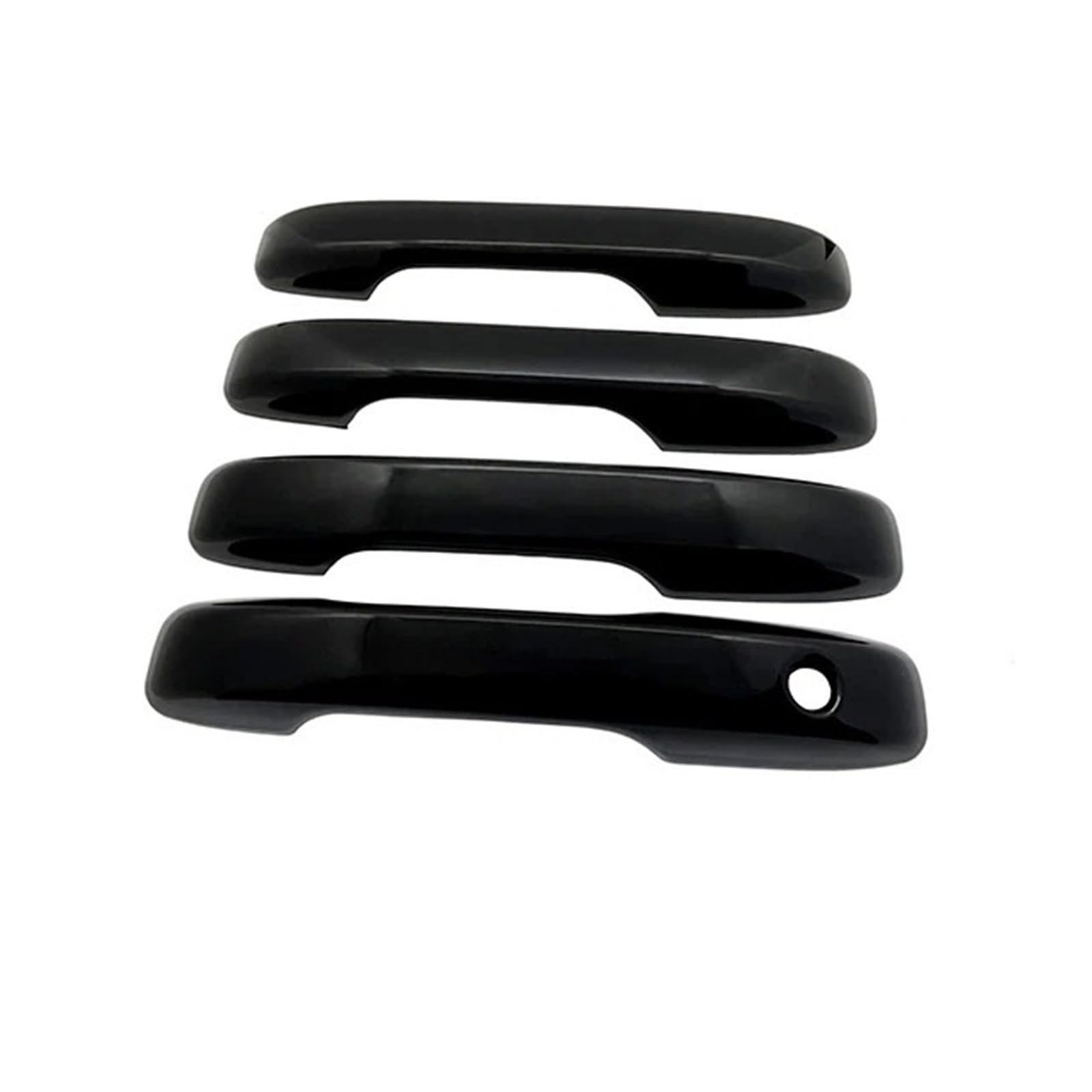 Ropaix Gloss Black Side Exterior Door Handle For Fit For Jazz Gr 2020-2024 2021 2022 2023 Car Carbon Fiber Set Sticker Styling Chrome Door Handle Cover Trim(Gloss Black)