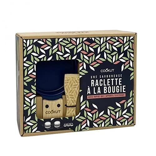 Cookut, raclette à la bougie pour 2 personnes couleur bleu serie limitée Cover