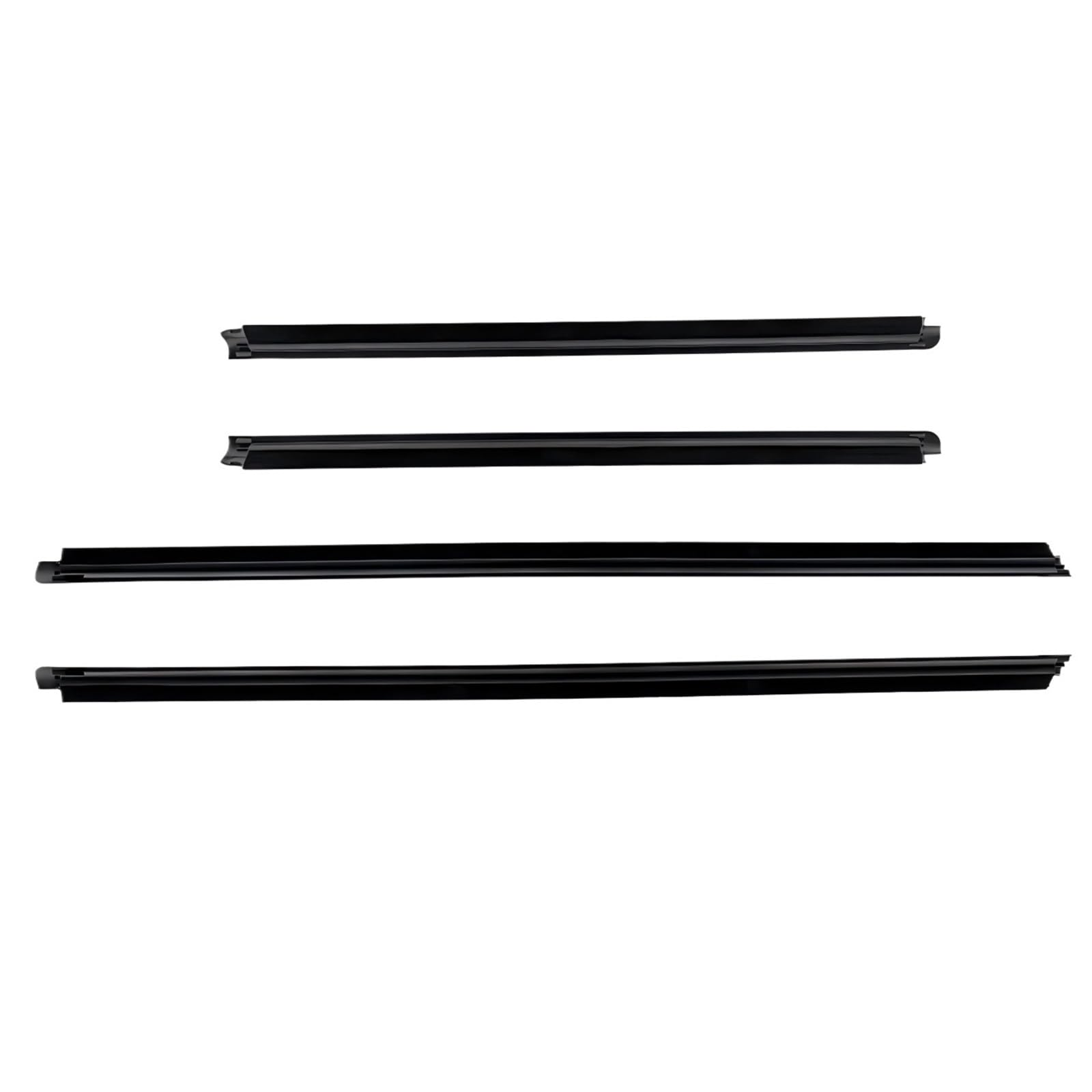 4PCS Car Outer Windows Rubber Weatherstrip Sealing Strip Belt for Hyundai for Getz 5Door Hatchback 2002-2011 Car Window Seals