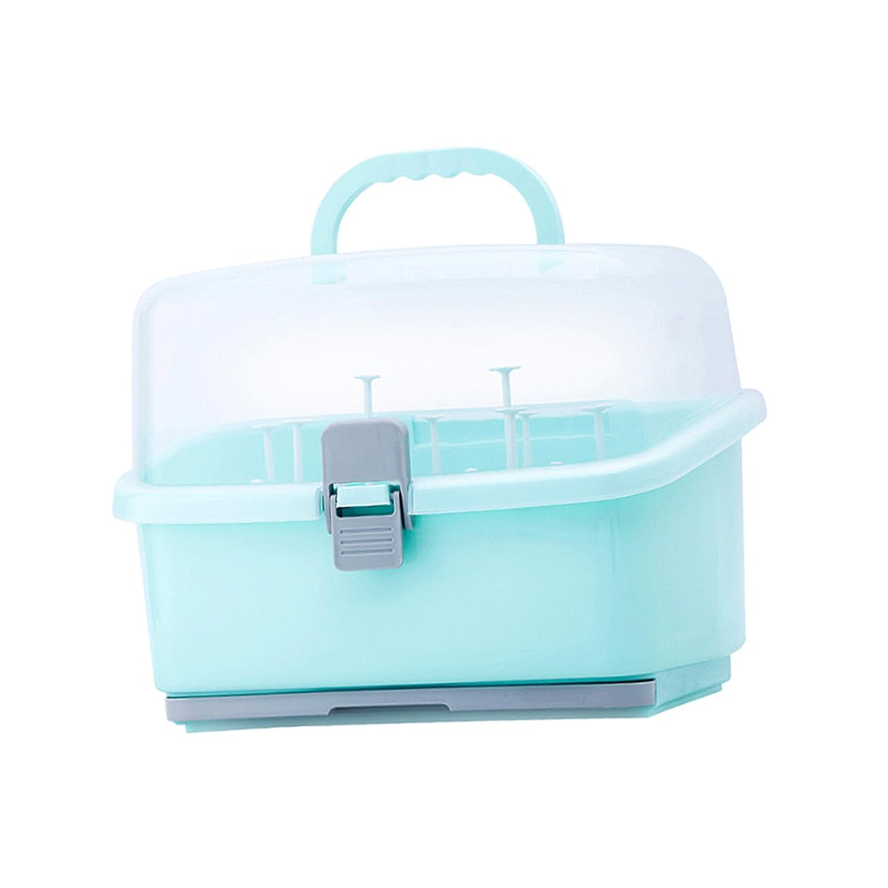 ifundom Contenitore per Biberon di Plastica Sicura Contenitore Portatile per Biberon Adatta per Tutti i Principali per Viaggio Casa e Esterni