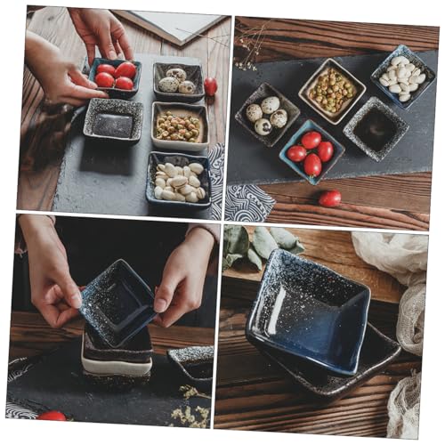 Juego de 5 Platos Japoneses de Cerámica para Sushi miniatura 2