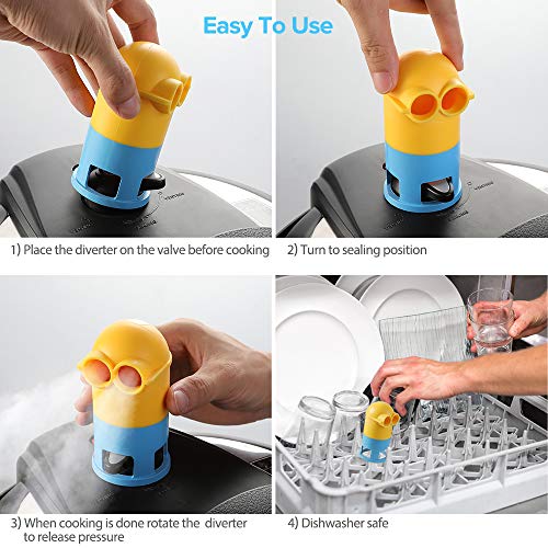 image for Goldlion Steam Diverter Pressure Release Accessory Compatible with Ins